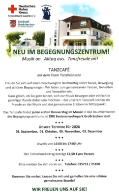 Veranstaltung: Tanzcaf&eacute; mit dem Team Tanzw&uuml;nsche Do 03.​12.​2026