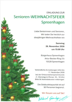 Seniorenweihnachtsfeier 2026 (Bild vergr&ouml;&szlig;ern)