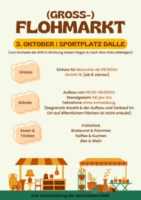 Flohmarkt Dalle am 03.10.2026