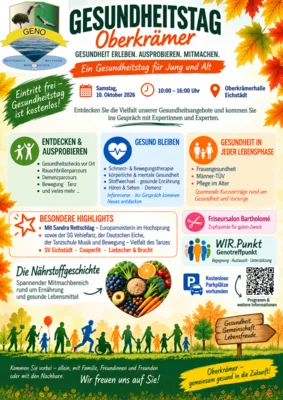 Veranstaltung: Gesundheitstag Oberkr&auml;mer Sa 10.​10.​2026