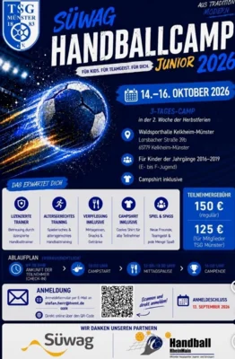 SÜWAG Handballcamp Junior 2026