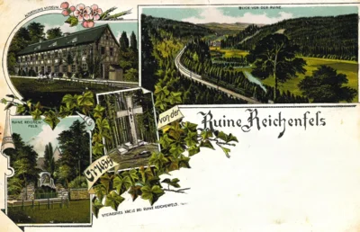 Burgruine Reichenfels mit Alterthumsmuseum und Steinkreuz