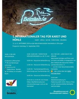 1. INTERNATIONALER TAG F&Uuml;R KARST UND H&Ouml;HLE KARST &middot; H&Ouml;HLE &middot; NATUR &middot; FORSCHUNG &middot; ERLEBNIS