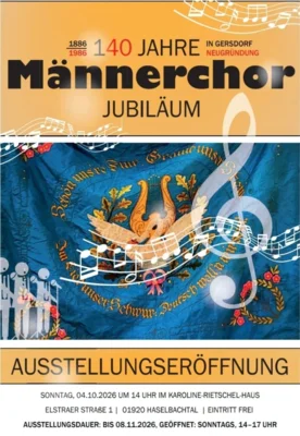 Flyer 140 Jahre Männerchor