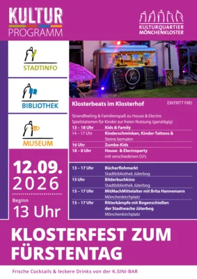 PROGRAMM - KLOSTERFEST ZUM FÜRSTENTAG (Bild vergr&ouml;&szlig;ern)