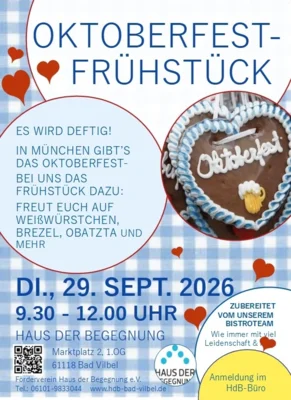 Veranstaltung: Wei&szlig;wurst, Fleischk&auml;s' und Obatzter Di 29.​09.​2026