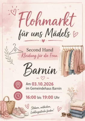 Veranstaltung: Flohmarkt f&uuml;r die Frau Sa 03.​10.​2026