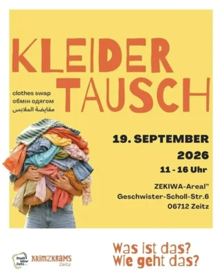 Veranstaltung: Kleidertausch Sa 19.​09.​2026