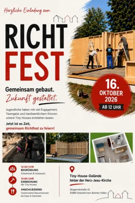 Richtfest Tiny Houses