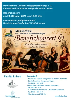 Benefizkonzert in Grimmen