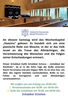 Schabbat Schuva