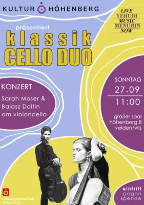 Plakat Klassik Cello Duo