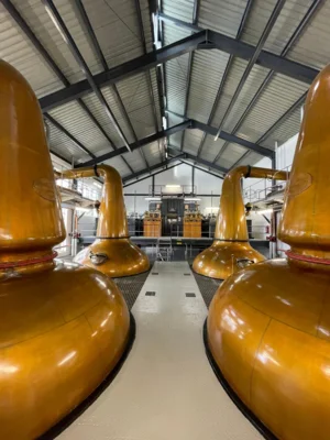 Kupferene Brennblasen zur Whiskyherstellung