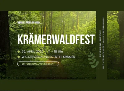 Veranstaltung: 23. KR&Auml;MERWALDFEST Sa 24.​04.​2027