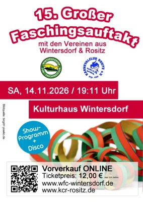 15. Großer Faschingsauftakt