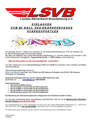 Veranstaltung: Ball der Wintersportler