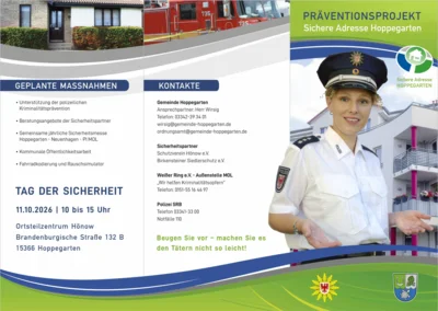 Flyer zur Veranstaltung mit weiteren Hinweisen zu Ort und Zeit - Seite 1