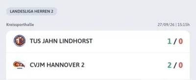 Unsere 1. Herren im Basketball empfängt den CVJM Hannover 2. (Bild vergr&ouml;&szlig;ern)
