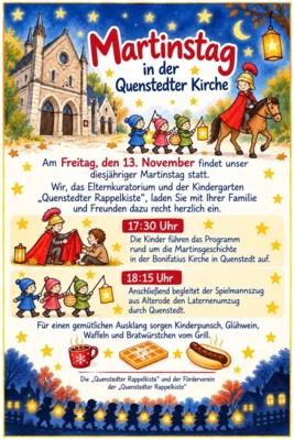 Veranstaltung: Martinstag in der Quenstedter Kirche Fr 13.​11.​2026