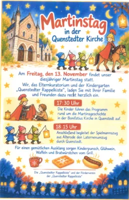 Veranstaltung: Martinstag in der Quenstedter Kirche Fr 13.​11.​2026