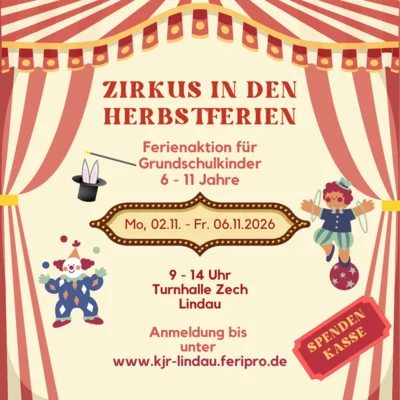 Ausschreibung Zirkus in den Ferien