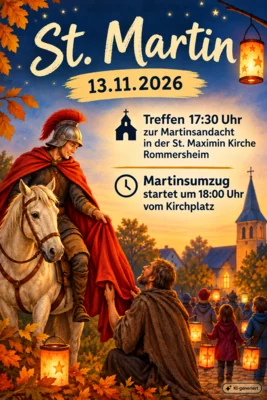 Veranstaltung: Sankt Martin Fr 13.​11.​2026
