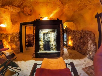 Innenansicht der Salzgrotte