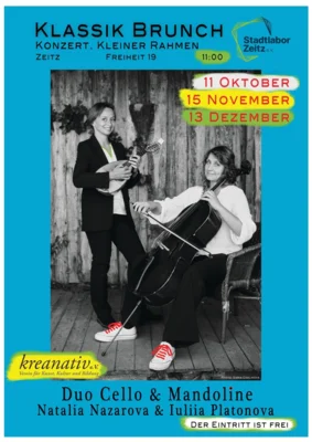 Veranstaltung: Klassik Brunch am Sonntag im Kleinen Rahmen So 11.​10.​2026