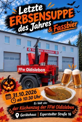 Die letzte Erbsensuppe des Jahres