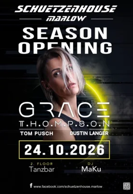 Veranstaltung: Season Opening im Schuetzenhouse Marlow 24. – 25.10.2026