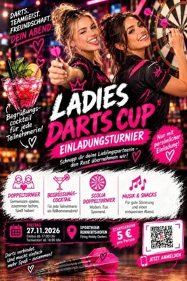 Einladung zum Ladies Darts Cup (Bild vergr&ouml;&szlig;ern)