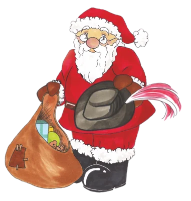 Weihnachtsmann der Thaldorfer Pfingstburschen