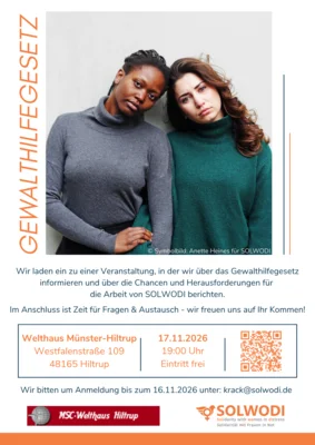 Gewalthilfegesetz-Veranstaltung in Münster