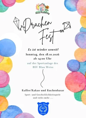 Veranstaltung: Drachenfest in Podelzig So 18.​10.​2026