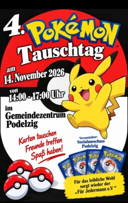 Veranstaltung: 4. Pokemon Tauschtag Sa 14.​11.​2026