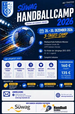 S&Uuml;WAG Handballcamp 2026