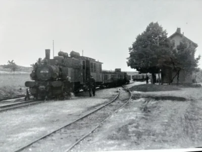 Bimmelbahn am Kaynaer Bahnhof