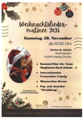 Weihnachtsliedermatinee 2026