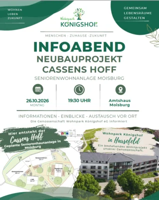Infoabend zum Neubauprojekt Cassens Hoff in Moisburg