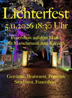 Veranstaltung: Lichterfest in Bad S&uuml;lze Do 05.​11.​2026