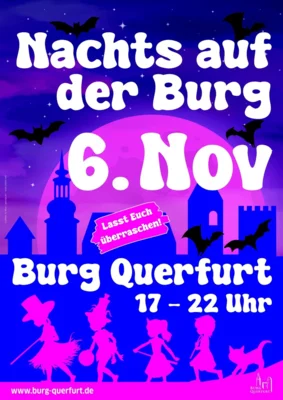 Nachts auf der Burg am 6. November ab 17 Uhr