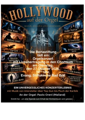 Hollywood auf der Orgel