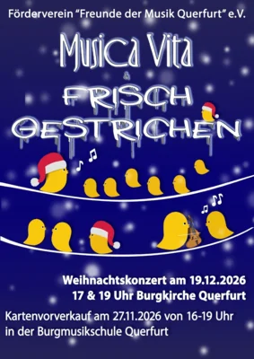 Weihnachtskonzerte zum Weihnachtszauber in der Burgkirche am 19. Dezember
