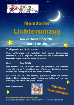 Bild zum Lichterumzug (Bild vergr&ouml;&szlig;ern)