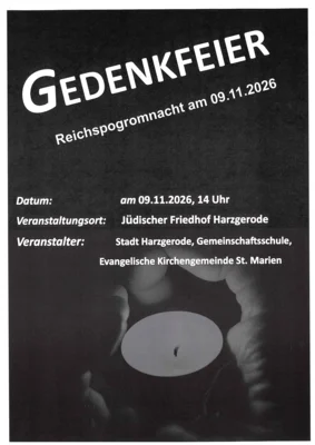 Gedenken an die Reichsprogromnacht