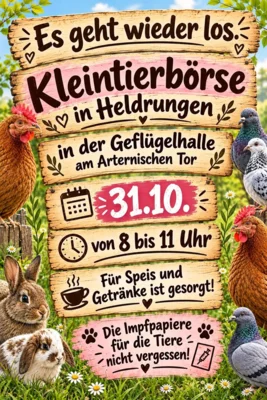 Kleintierbörse in Heldrungen