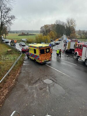 VU mit P auf der Landstrasse