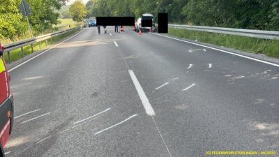 Ansicht der Einsatzstelle