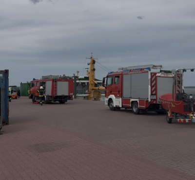 Die Feuerwehr war mit einem Großaufgebot am Einsatzort.