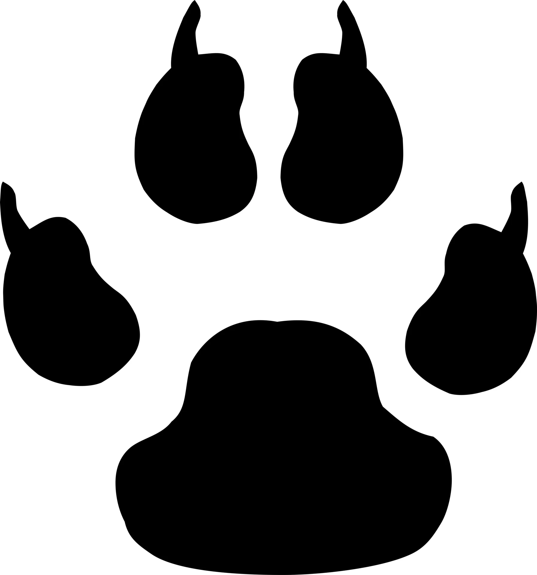 Symbol Hundepfote